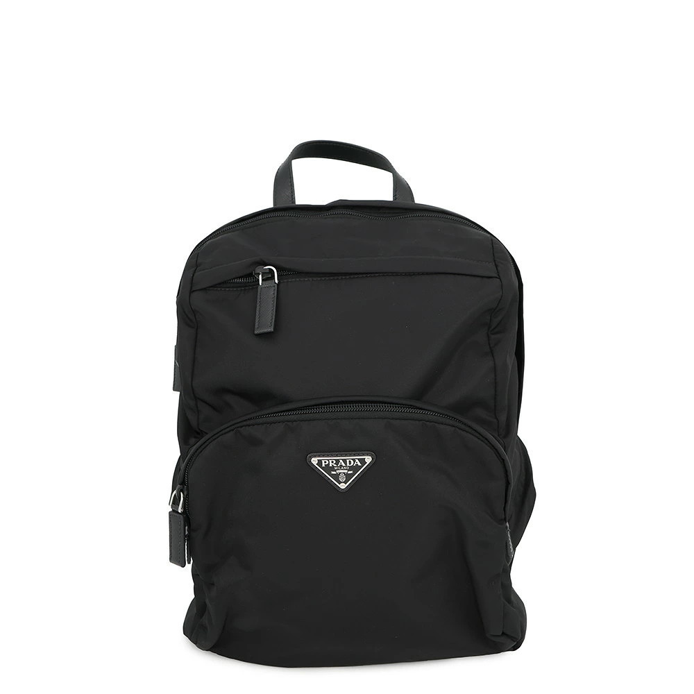 Prada Backpack Re Saffiano Bag Black